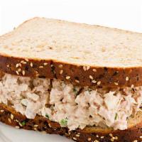 Albacore Tuna  Salad Sandwich · Albacore tuna salad made in house+ pickle