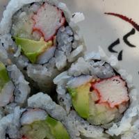 Boston Roll · Cooked shrimp, crab meat, avocado, cucumber, sesame seed.