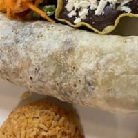 Vegetable Burrito · Filled with our vegetable blend and cheese.