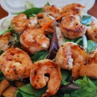 Grilled Jumbo Shrimp Salad · Come with 12 pieces of jumbo shrimp