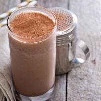 Espresso Smoothie · Wake up blend with 2 shots of espresso, vanilla, cinnamon, banana and soy milk.