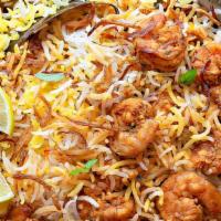 Everest Special Biryani With Chicken, Lamb And Shrimp  · 