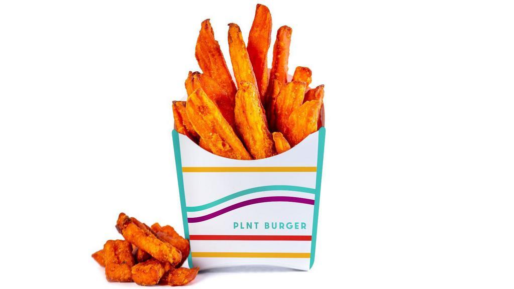 Sweet Potato Crinkles · Wavy Sweet Potato Wedges, Tossed in Bloomie Spice, Served with your choice of Snack Sauce