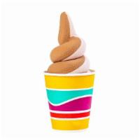 Soft Serve · 4 oz cup. Oat-Milk Based Soft Serve.  Your Choice of Flavor.  Top with Sprinkles