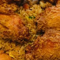 6 Wings With Fried Rice · 