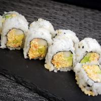 Spicy Crab Roll · Spicy Crab Mixed, Avocado, Cucumber (10pc)