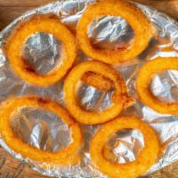 Onion Rings · Eight pieces.