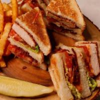 Grilled Chicken Club · Grilled chicken, bacon, lettuce, tomato & mayo on toast