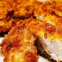 Chicken Katsu · Breaded and deep fried cutlets served with katsu sauce.