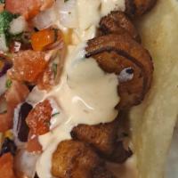 Shrimp Taco 2 For $12 · Jumbo Shrimp dominate this delicious taste sensation. Locally sourced ingredients add up to ...