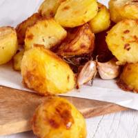 Breakfast Potatoes · Rustic cut, skillet browned breakfast potatoes with our special house seasoning.