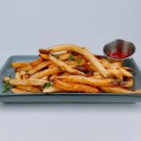 Truffle Fries · (Vegetarian, gluten-sensitive)