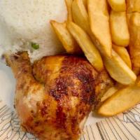 1/4 Chicken Dark Meat  · Served with two side orders