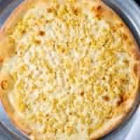 Mac & Cheese Pizza · Ditalini pasta cover in our 3-cheese sauce.