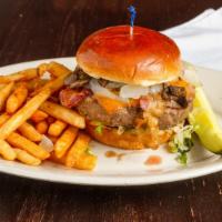The Old Town Burger · Half pound angus beef burger grilled to your desired temperature (no bun).