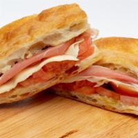 Manhattan Sandwich - Regular Price · Prosciutto di Parma, tomatoes and mozzarella cheese