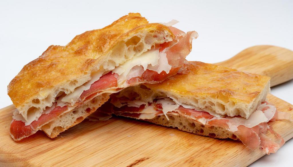 Elba Sandwich - Regular Price · Prosciutto di Parma and Pecorino Toscano cheese