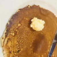 Pancakes · (3 buttermilk or multigrain cakes} 6.99 add bananas, walnut, granola, blueberries, chocolate...