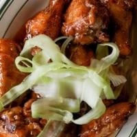 Bettola Sweet Calabrian Chili Wings · Sweet Calabrian Chili topped with celery