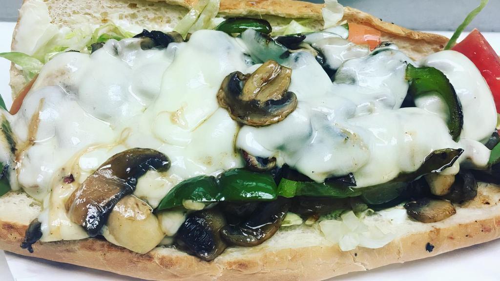 Grilled Veggie · Lettuce, tomatoes, onions, provolone, mushrooms and green peppers.