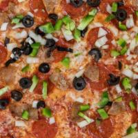 3-Toppings Sicilian Style Pizza · 
