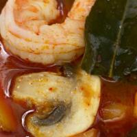 Tom Yum Seafood Soup · Special Thai hot & sour soup with assorted fresh seafood.