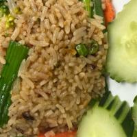 Vegetarian Fried Rice · Fried rice with assorted vegetables.