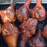 Smoked Turkey Leg · Jumbo turkey served with bg's hot rub or mild rub bg's sauce on the leg or on the side. and ...