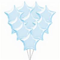 10 Count Pastel Blue Star Shaped 19