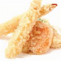 Shrimp Tempura Appetizer · 2pcs fried shrimp & 4pcs vegetable