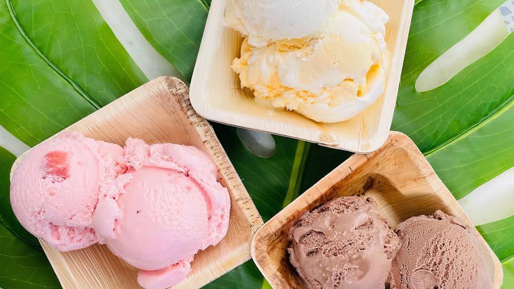 Ice Cream Or Sorbet · Your choice of either Ice Cream or Non-Dairy Sorbet.