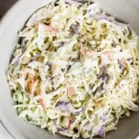 Coleslaw · Contains onions