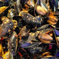 New Zealand Mussels · One pound.