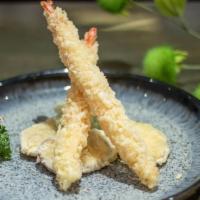 Shrimp Tempura · Batter-fried shrimp and vegetable.