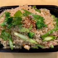 Vegetable Fried Rice · Served with soup or salad and rice.