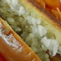 Vegan  Hot Dog (Plain) · Our sweet and smoky vegan dog with a hint of maple syrup. Made from white beans. Non GMO. Co...