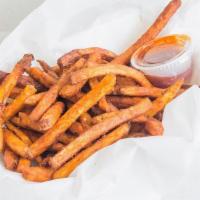 Seasoned Fries · Seasoned Fries. Fried crisp to perfection. A great addition to any hot dog.