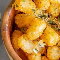 Furikake Tots (V/Gf) · Vegan Wasabi Mayo.

*This item is gluten free, but fried in same oil as items which may not ...
