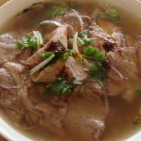 Phở Nạm (Beef Brisket Phở) · Rice noodles in beef bone broth  w/ beef brisket
