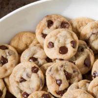Mini Chocolate Chip Cookies · A bag of delicious soft chocolate chip cookies