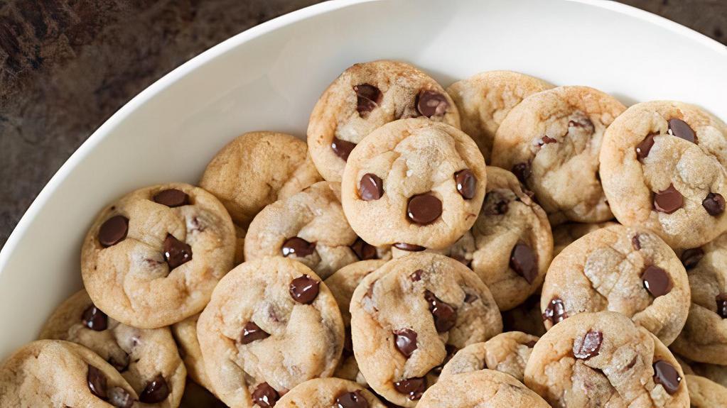 Mini Chocolate Chip Cookies · A bag of delicious soft chocolate chip cookies