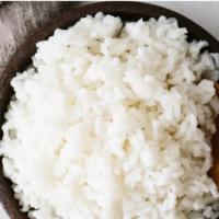 White Rice Pan · Large order of white rice