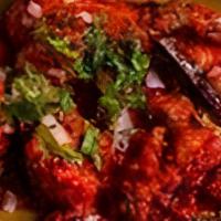 Chicken 65 · Chicken fry, curry leaves.