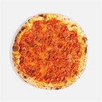 Pepperoni Pizza (Large 12'') · Murda Sauce™️, Mozzarella, and Plenty Of Pepperoni. That's A Freaking Good Pizza!👨🏾‍🍳💦