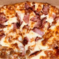 4-In-1 Pizza Man'S Special · 1/4 extra pepperoni, 1/4 extra bacon, 1/4 extra sausage, 1/4 extra ham.