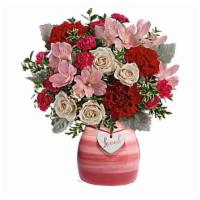 Teleflora'S Painted In Love Bouquet · Let there be no doubt how loved they are! Paint them in love this Valentine's Day with this ...