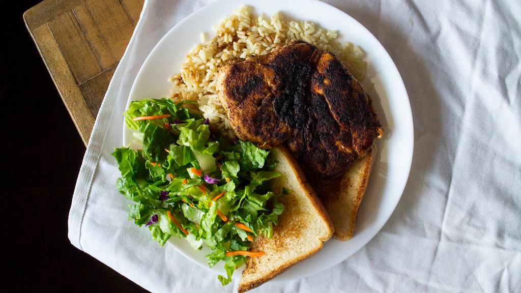 Grilled Or Blackened Catfish · Spicy. Favorite. Two large fillets seasoned with your choice of Cajun seasoning or lemon pepper. Served with lemon and tartar sauce. Also available blackened, by dredging in Cajun spices and searing in a cast iron skillet.