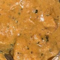 Chicken Korma · Creamy morsels of chicken cooked in cashew gravy, mildly spiced