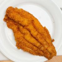 Catfish Snack · Delicious catfish comes with fries or a side of your choice.
