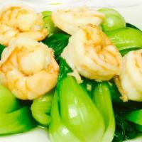 Jumbo Shrimp With Baby Bok Choy · Gluten free.